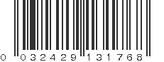 UPC 032429131768