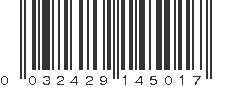 UPC 032429145017