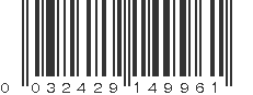 UPC 032429149961