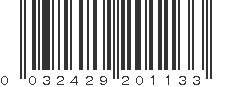 UPC 032429201133