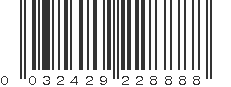 UPC 032429228888