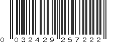 UPC 032429257222