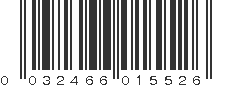 UPC 032466015526