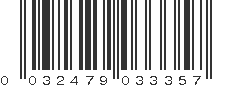 UPC 032479033357