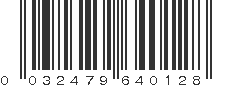 UPC 032479640128