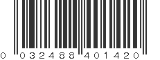 UPC 032488401420