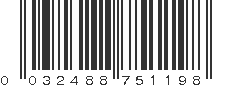 UPC 032488751198