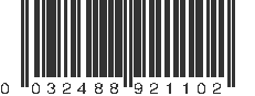 UPC 032488921102