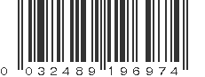 UPC 032489196974