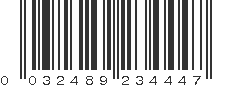 UPC 032489234447