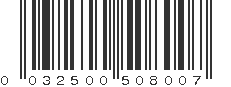 UPC 032500508007