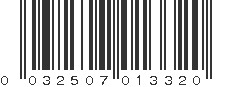 UPC 032507013320