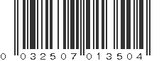 UPC 032507013504