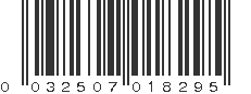 UPC 032507018295