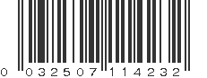 UPC 032507114232