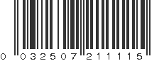 UPC 032507211115