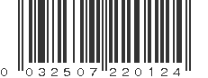 UPC 032507220124