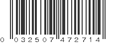 UPC 032507472714