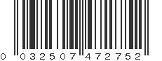 UPC 032507472752