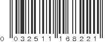 UPC 032511168221