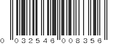 UPC 032546008356