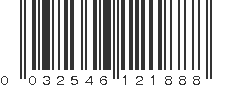 UPC 032546121888