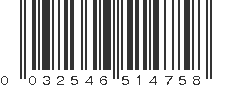 UPC 032546514758