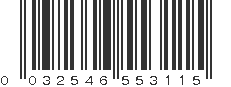 UPC 032546553115