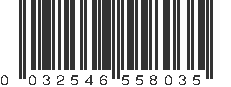 UPC 032546558035