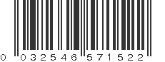 UPC 032546571522