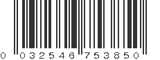 UPC 032546753850