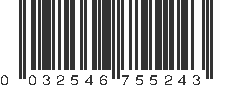 UPC 032546755243