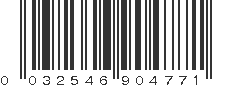 UPC 032546904771