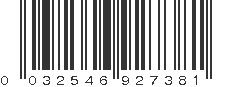 UPC 032546927381