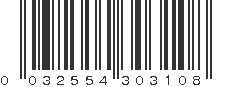 UPC 032554303108