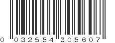 UPC 032554305607