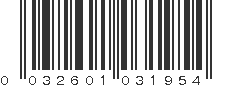 UPC 032601031954