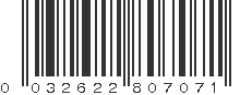 UPC 032622807071