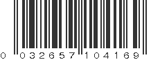 UPC 032657104169