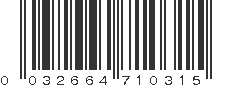 UPC 032664710315