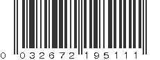 UPC 032672195111