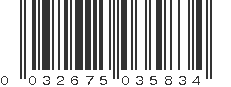 UPC 032675035834