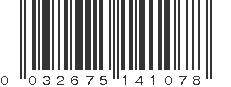 UPC 032675141078