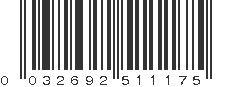 UPC 032692511175