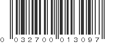 UPC 032700013097