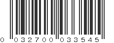 UPC 032700033545