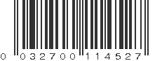 UPC 032700114527