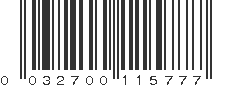 UPC 032700115777