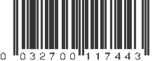 UPC 032700117443