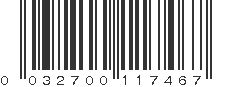 UPC 032700117467